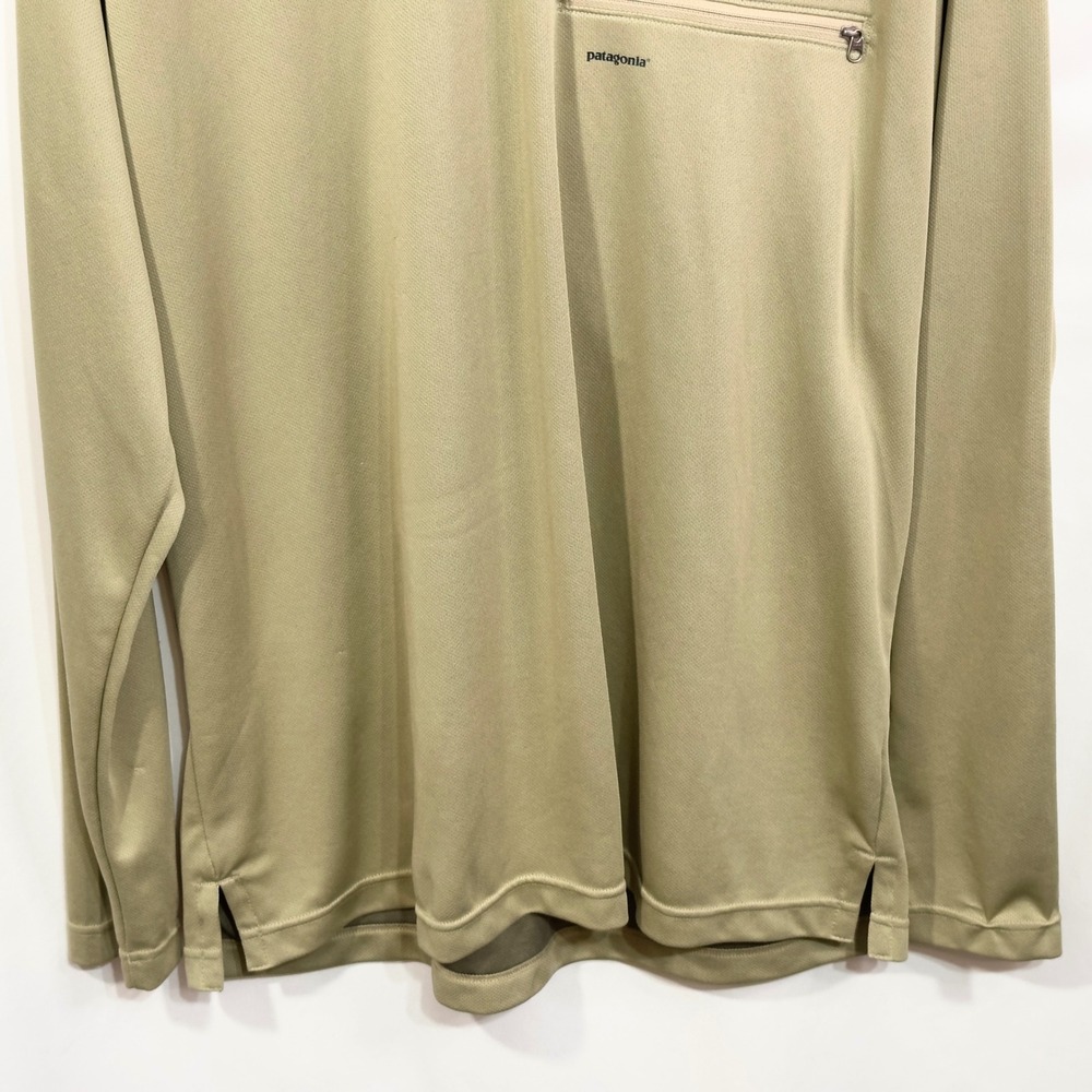 Patagonia XL Shirt Long Sleeve Sun‎ Shirt Fishing Top SPF Back Logo Mens 1615 - Picture 7 of 9
